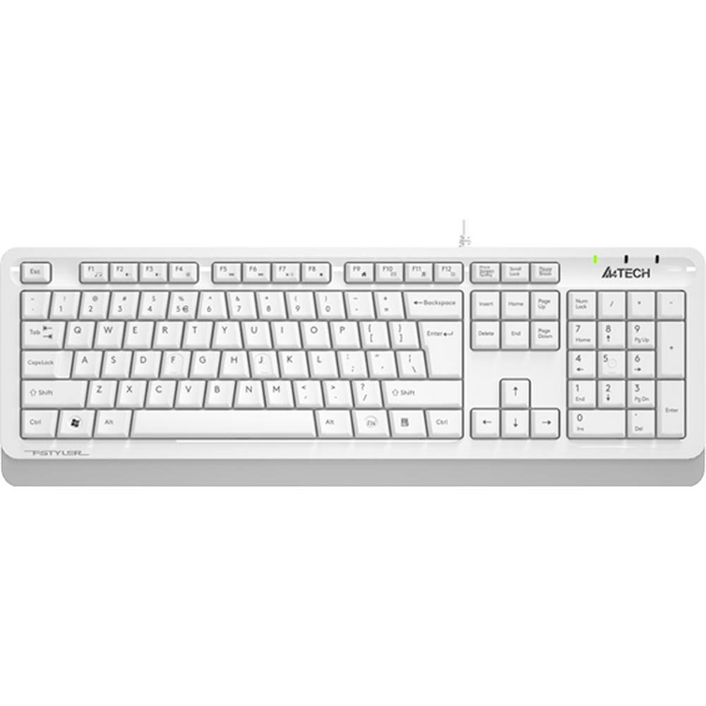 Клавиатура A4Tech Fstyler FKS10 White/Grey