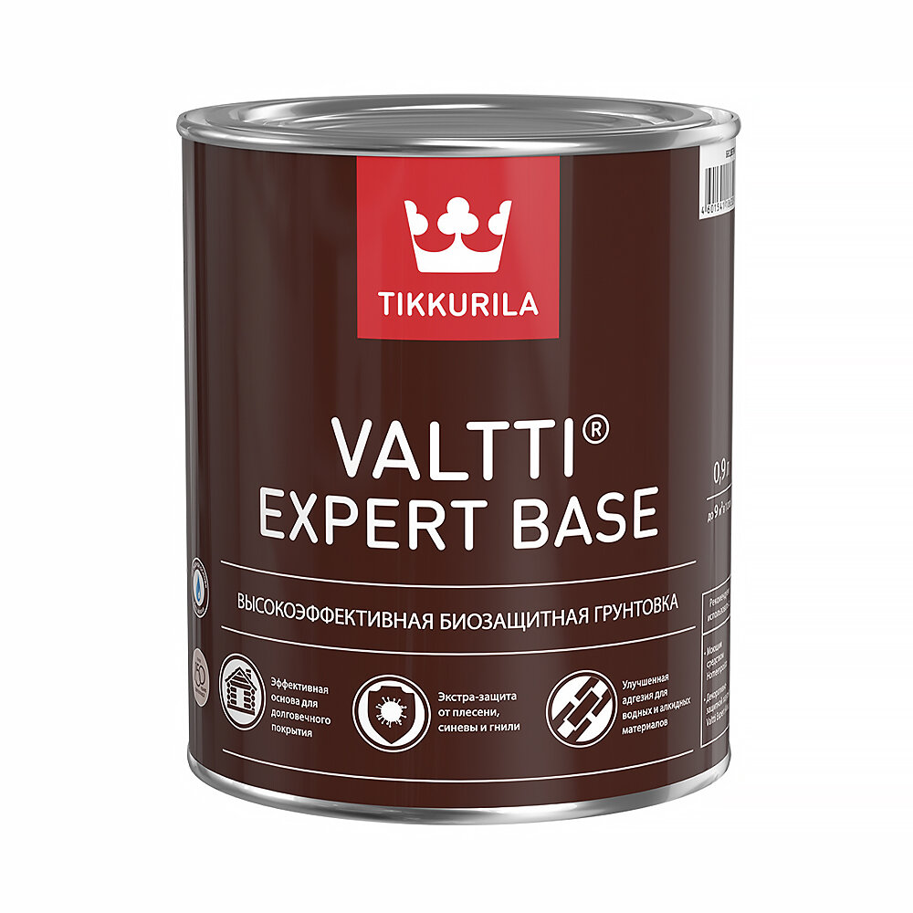 Тиккурила Грунт-антисептик Valtti Expert Base (Валтти Эксперт База) TIKKURILA 0,9л бесцветный