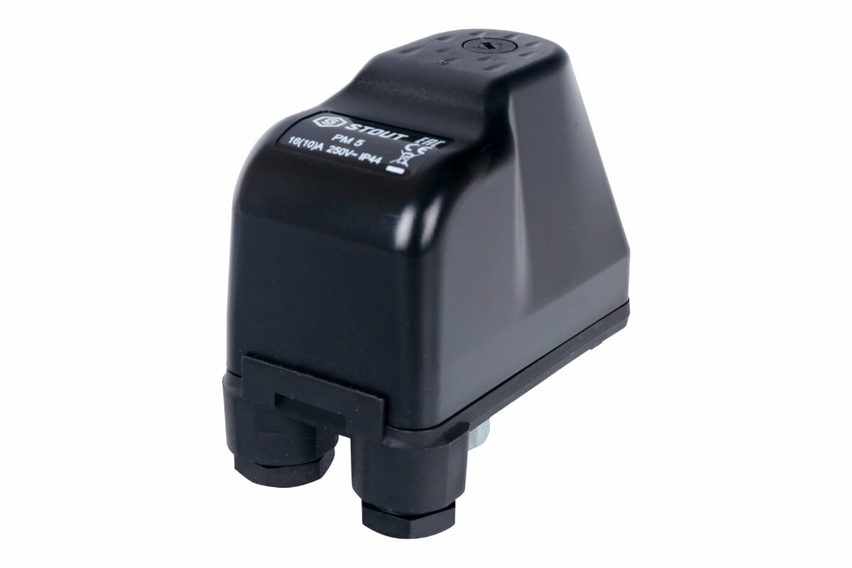 Реле давления для водоснабжения PM5G (1-5 бар, 1/4') STOUT SCS-0001-000005 RG008TMQ94FLLI