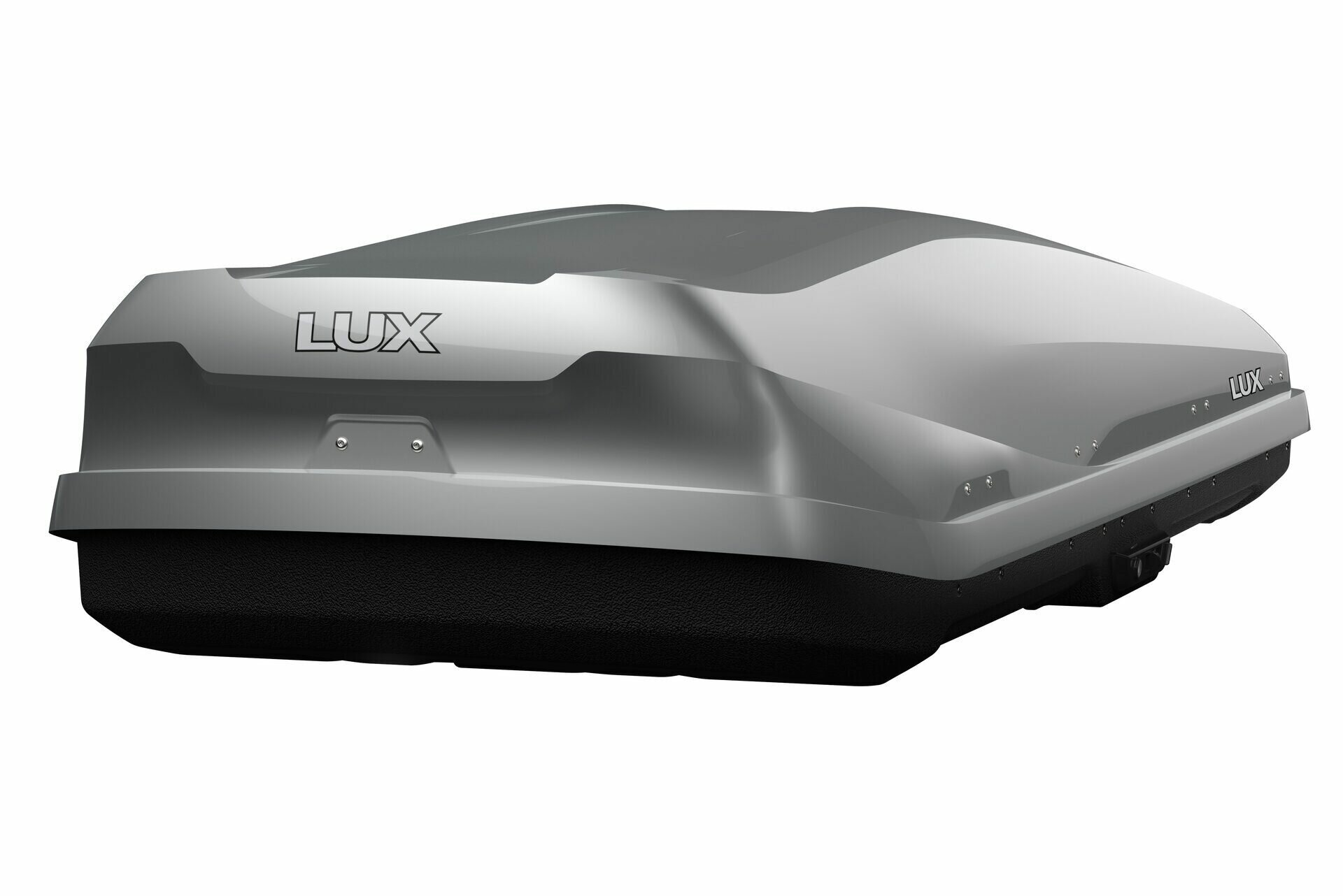 Бокс на крышу LUX IRBIS 206 470л серый металлик 206х75х36 с двухсторонним открыванием арт: LUX-794218
