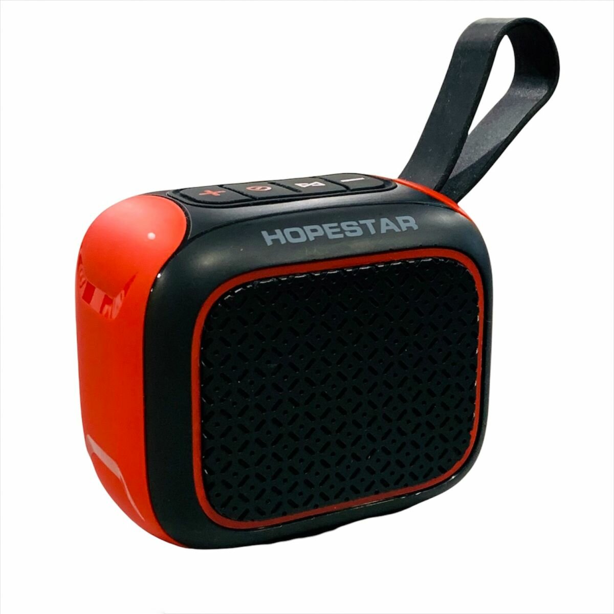 Колонка портативная Hopestar, A22, Bluetooth, цвет: чёрный, красная вставка