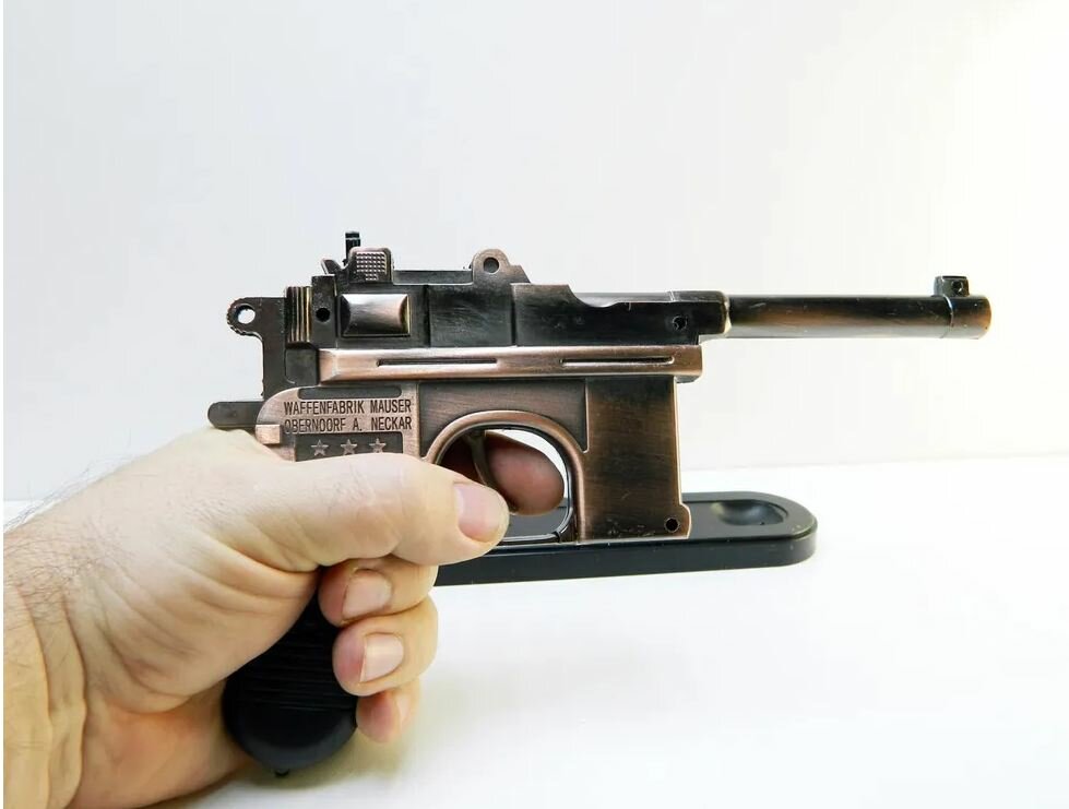 Зажигалка пистолет Mauser C96 - фотография № 2