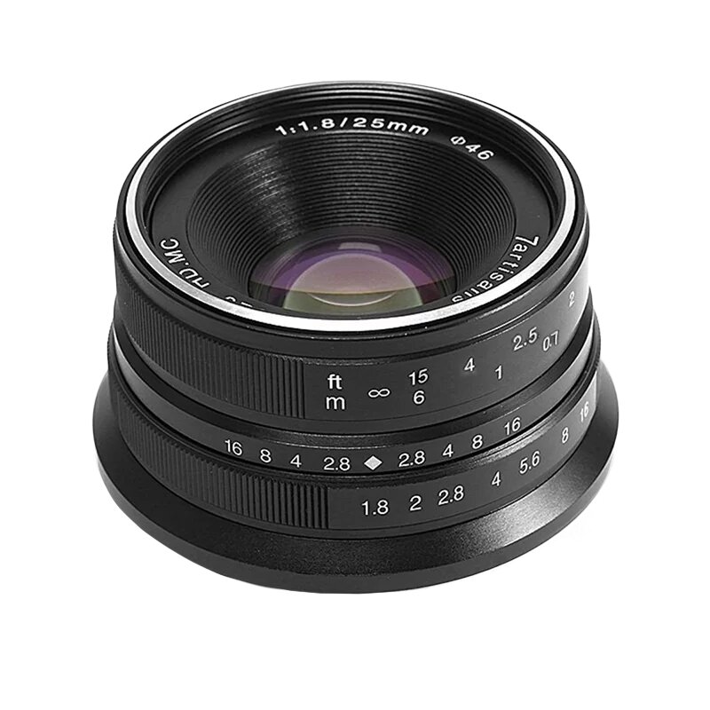 Объектив 7Artisans 25mm F18 E-mount Чёрный A101B