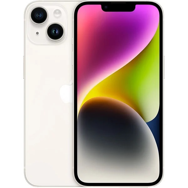 Смартфон Apple iPhone 14 256GB A2884 starlight (белый)