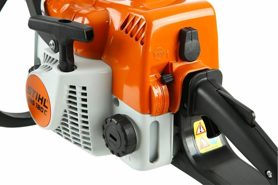 Бензопила STIHL MS180 С-BE 2,0 л.с. (14"/3/8/1,3/50) 3,9 кг лёгкий старт - фотография № 4