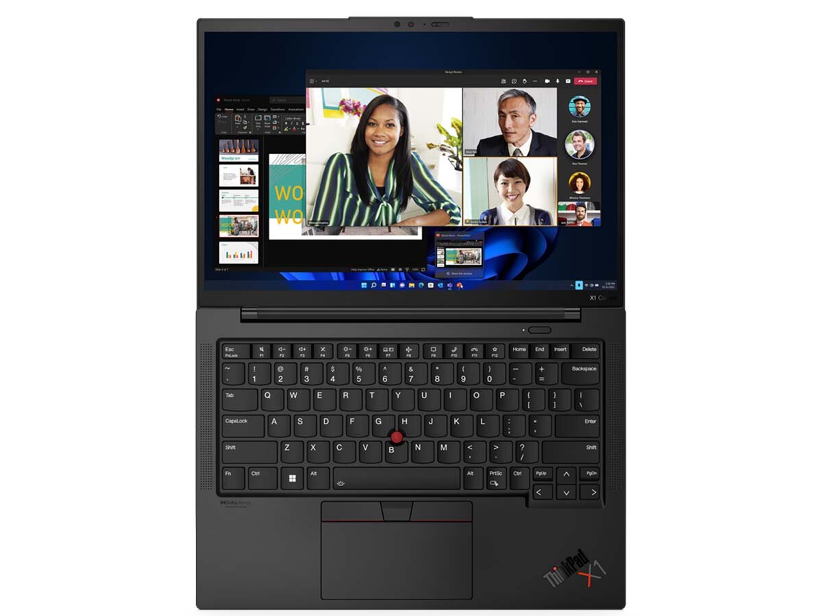 Ноутбук Lenovo ThinkPad X1 Carbon Gen 10 21CB007ART (14", Core i7 1260P, 16Gb/ SSD 512Gb, Iris Xe Graphics eligible) Черный - фото №4