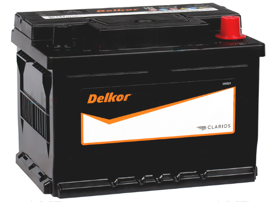 Аккумулятор автомобильный DELKOR 56177 6СТ-61 обр. (низкий) 242x175x175