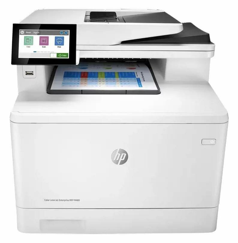 Лазерное МФУ HP Color LaserJet Pro M480f (3QA55A) A4 Duplex Net, черно-белый