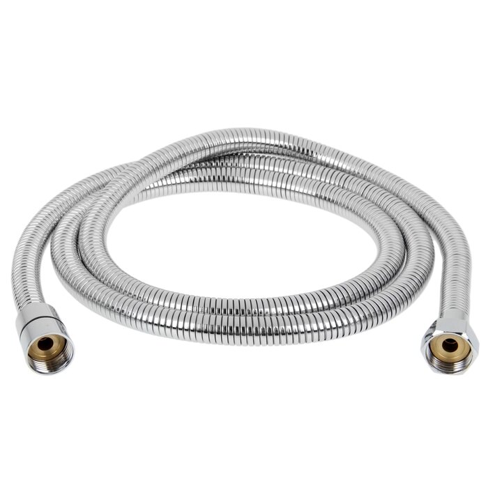 фото Душевой шланг Accoona А388, 150 см, усиленный, хром