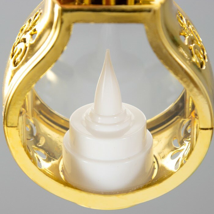 Ночник "Застывшая свеча" 3хLR1130 золотой 5х7,5х12 см RISALUX (арт. 9887275)