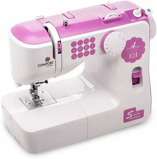 Швейная машина Comfort 210 бело-розовая