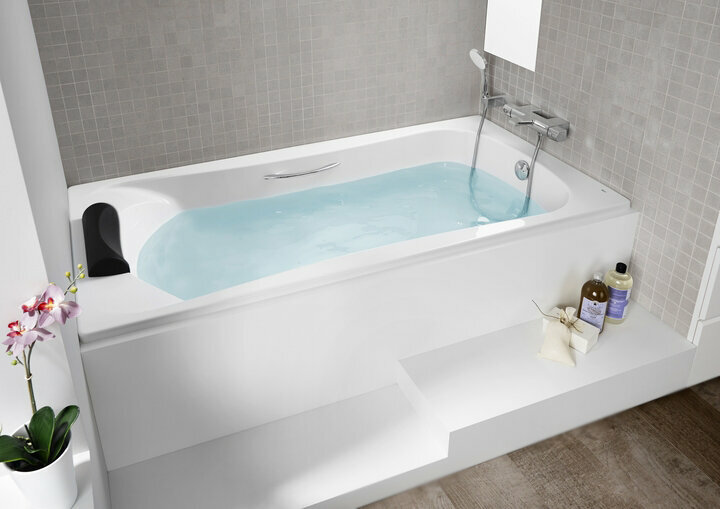 Becool ZRU9302852 Ванна прямоугольная 170x80x50 см (акрил, белый) Roca - фото №3