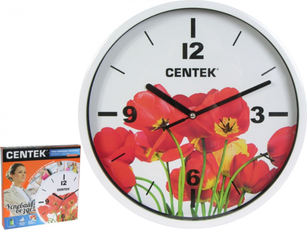 Часы настенные Centek СТ-7102 Tulips .