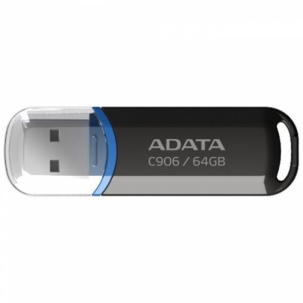 64GB ADATA C906 USB Flash [AC906-64G-RBK] USB 2.0, Black, RTL (773353)