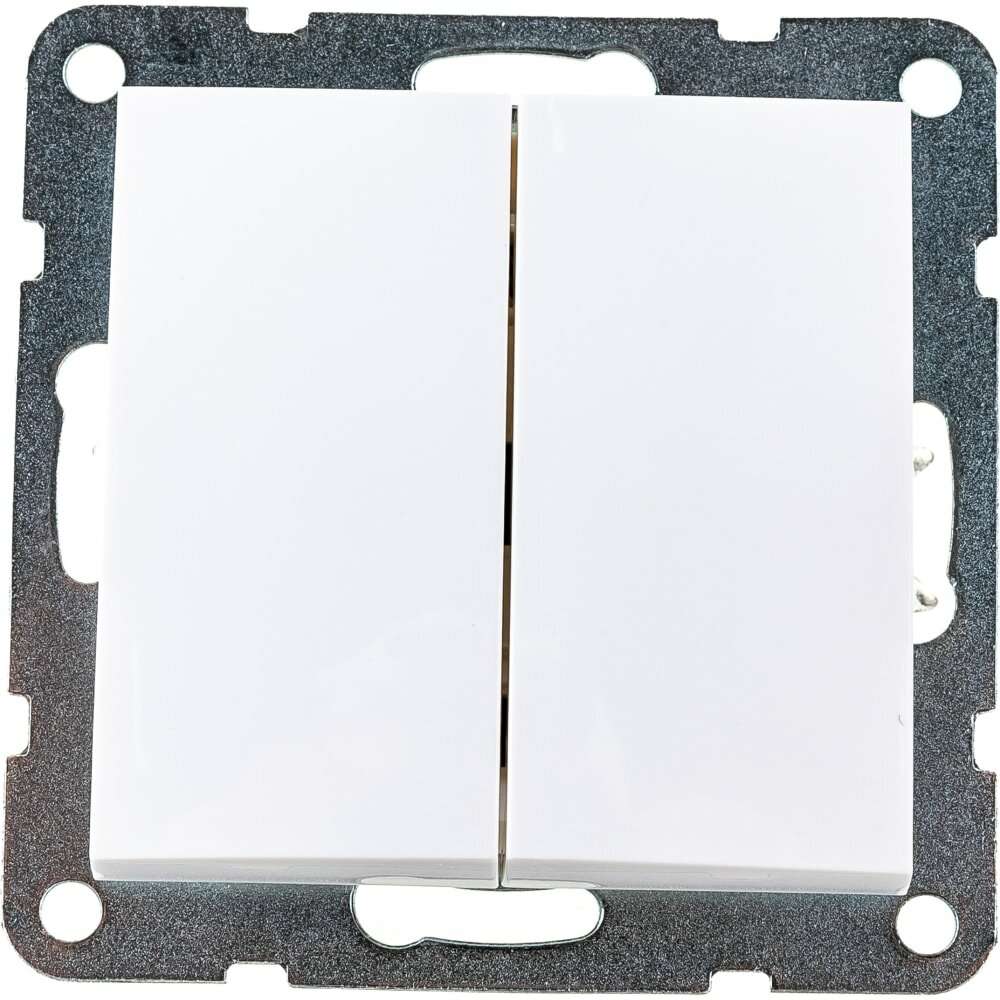 фото Двухклавишный выключатель LK Studio 861104-1