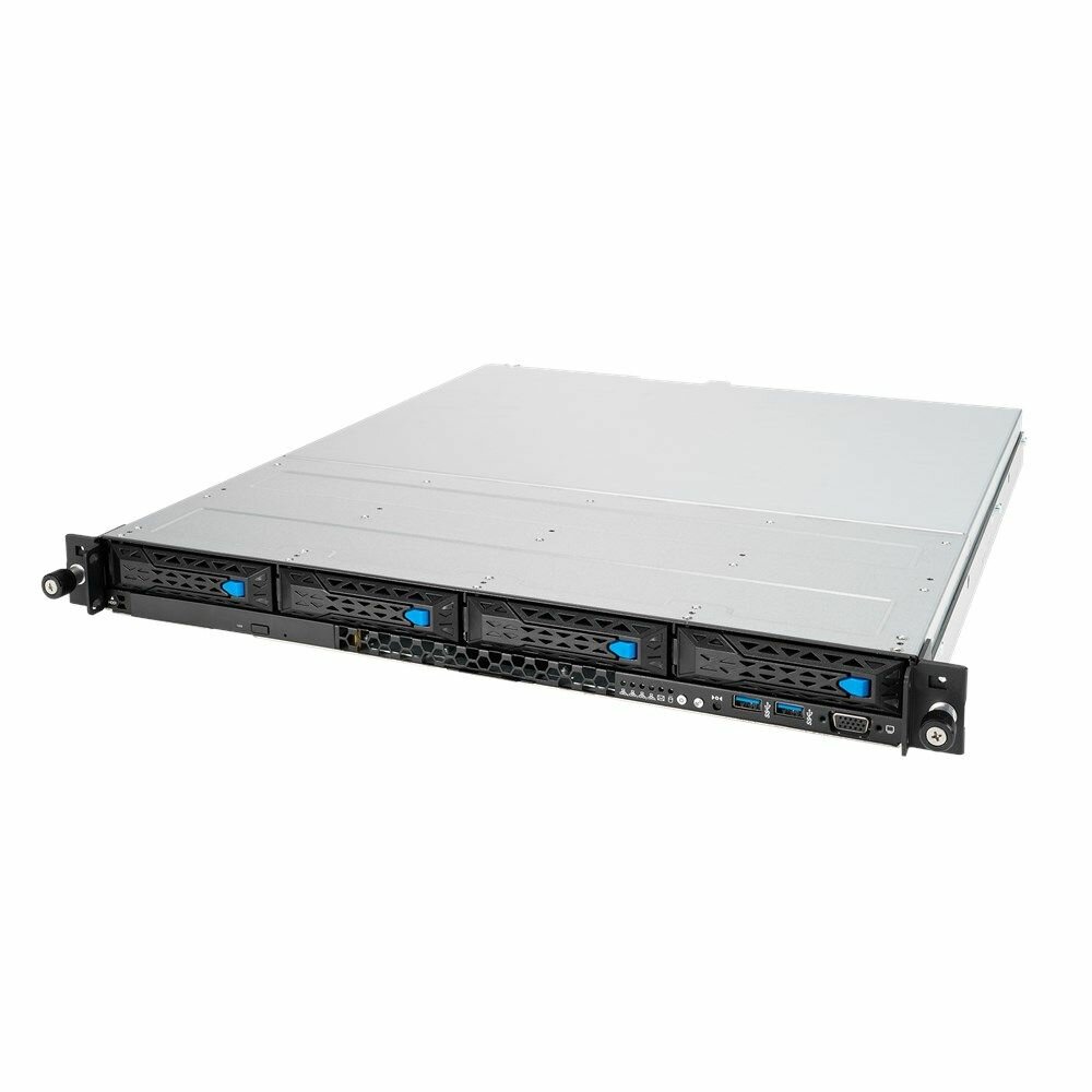 Сервер ASUS RS300-E11-PS4 1 x /без ОЗУ/без накопителей/количество отсеков 3.5" hot swap: 4/1 x 350 Вт/LAN 1 Гбит/c