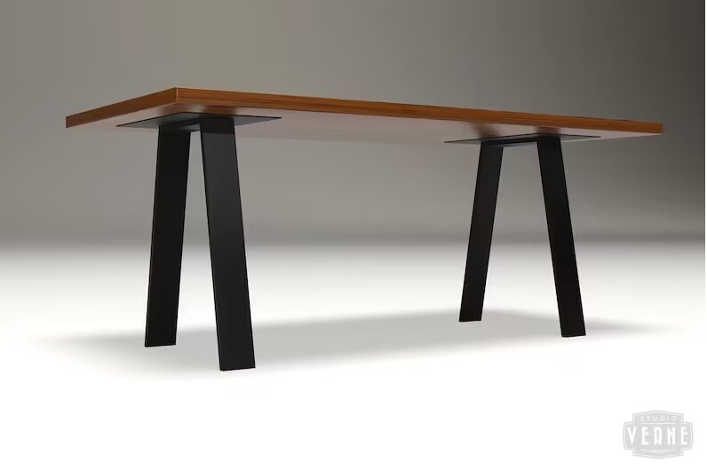 Подстолье/опора из металла для стола в стиле Лофт Модель 48 (4 штуки) - фотография № 4