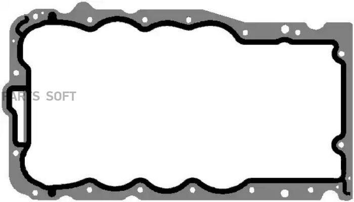 ELRING 127760 Прокладка масляного поддона верхн. Astra G/H Corsa B/C 1.2 16v 98-05