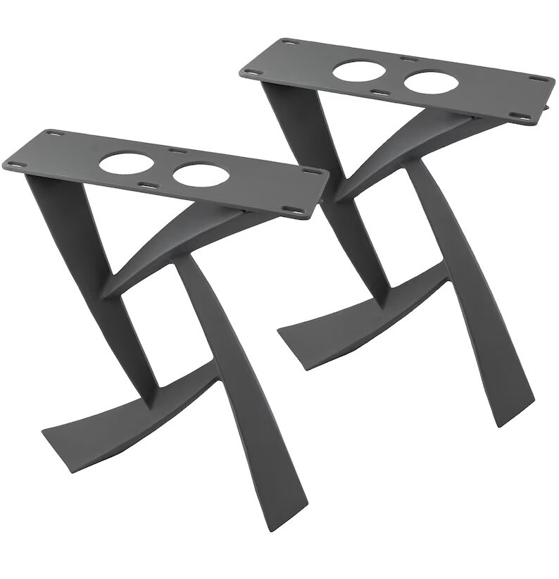 Подстолье/опора из металла для стола Драго (комплект 2 штуки) - фотография № 1