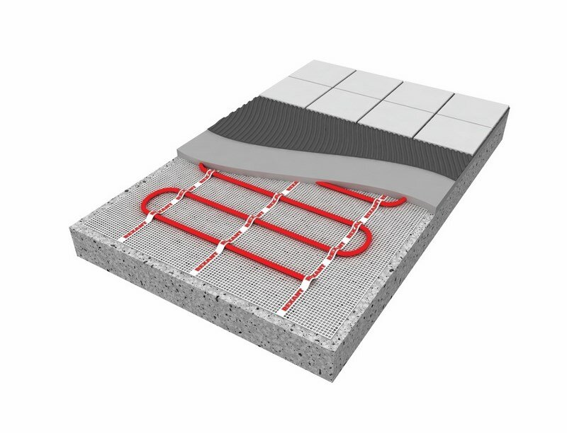 Rexant Теплый пол, нагревательный мат REXANT Extra, двухжильный, площадь 1 м², 0.5х2 м, 160 Вт