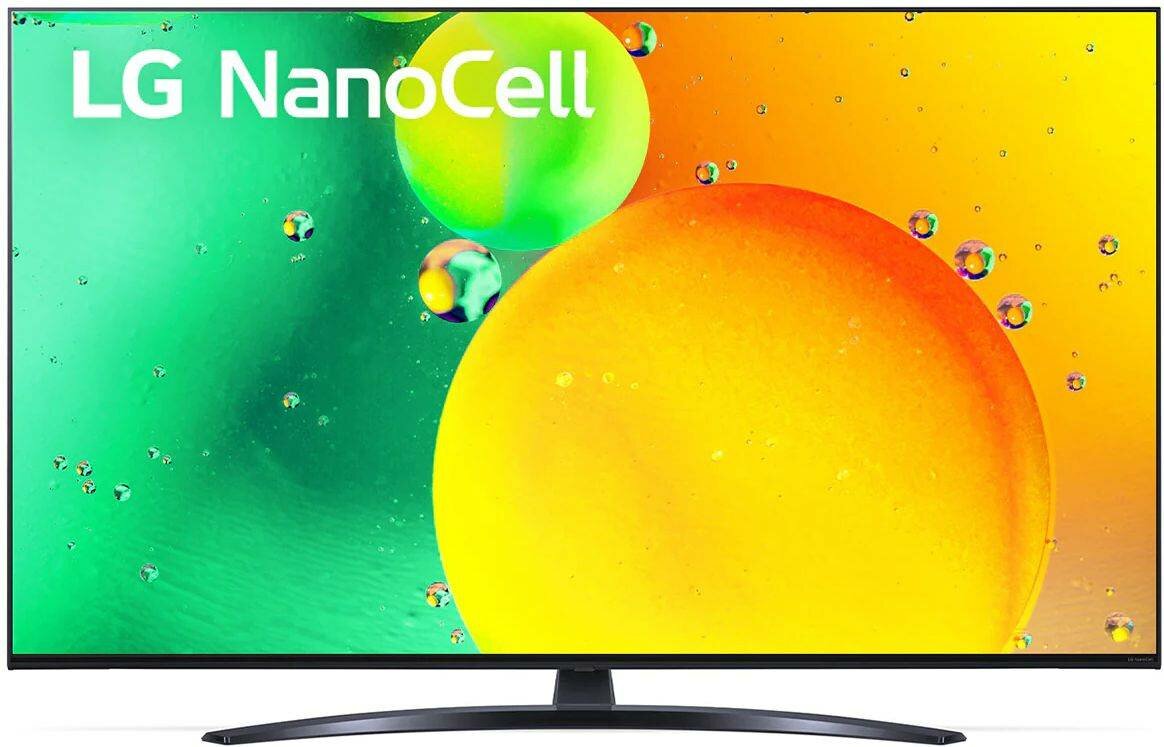 Телевизор LG 50NANO769QA.ADKG, 50", NanoCell, 4K Ultra HD, синяя сажа
