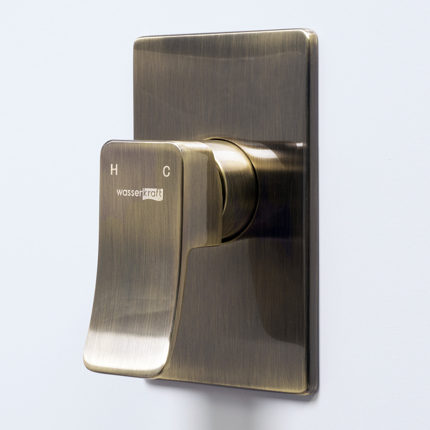 Встраиваемый смеситель для биде с гигиеническим душем WasserKRAFT (A01652) бронза светлая - фотография № 3