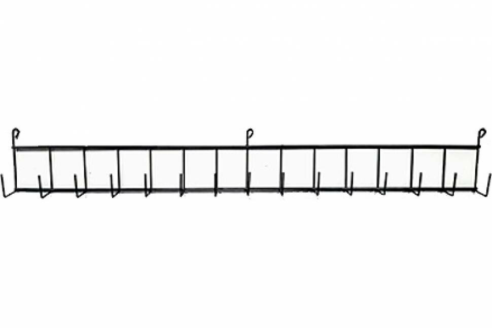 Вешалка для садового инструмента профсанмонтаж 14х7 см, 1 м 065134