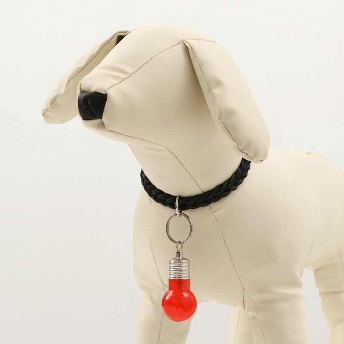 Маячок световой на ошейник Пижон для больших и средних собак, красный - фотография № 4