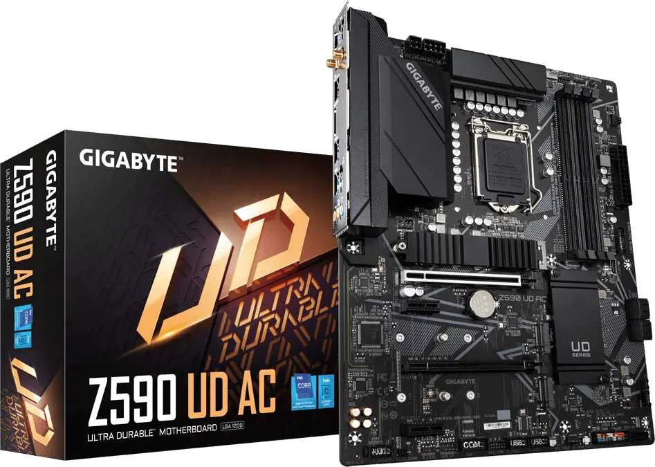 Gigabyte Z590 UD AC (ATX, Z590, 4xDDR4-4800, M.2, DisplayPort, COM)