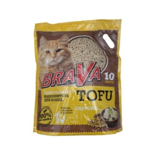 BRAVA наполнитель брава тофу 10Л ORIGINAL (1*4)