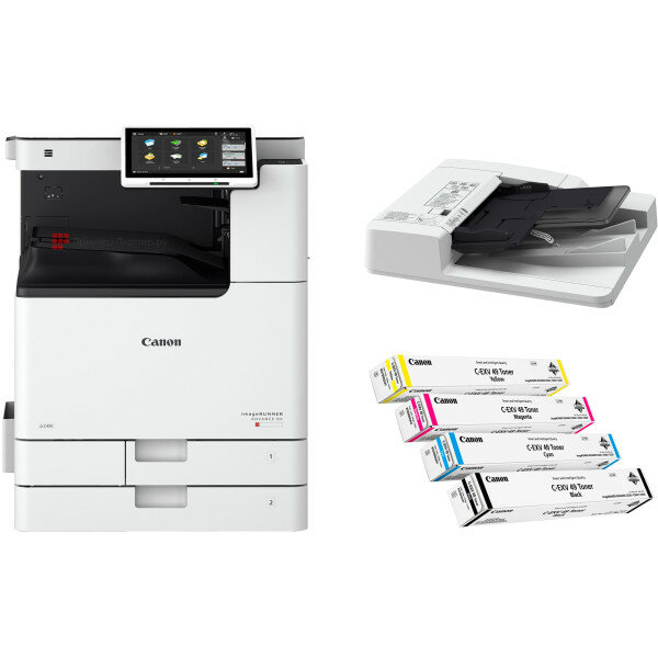 МФУ для офиса Canon imageRUNNER ADVANCE DX C3826i MFP с автоподатчиком и тонерами