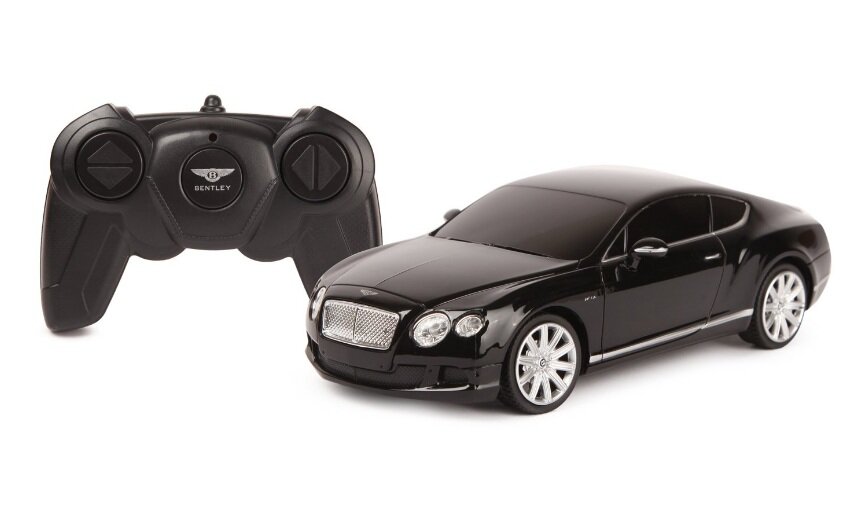Машинка на радиоуправлении Rastar Bentley Contin GT Шампань (арт.48600), 1:24, черная