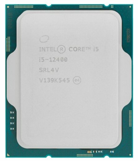 Процессор Intel CPU Desktop Core i5-12400 (2.5GHz, 18MB, Lga1700) tray Cm8071504650608srl5y