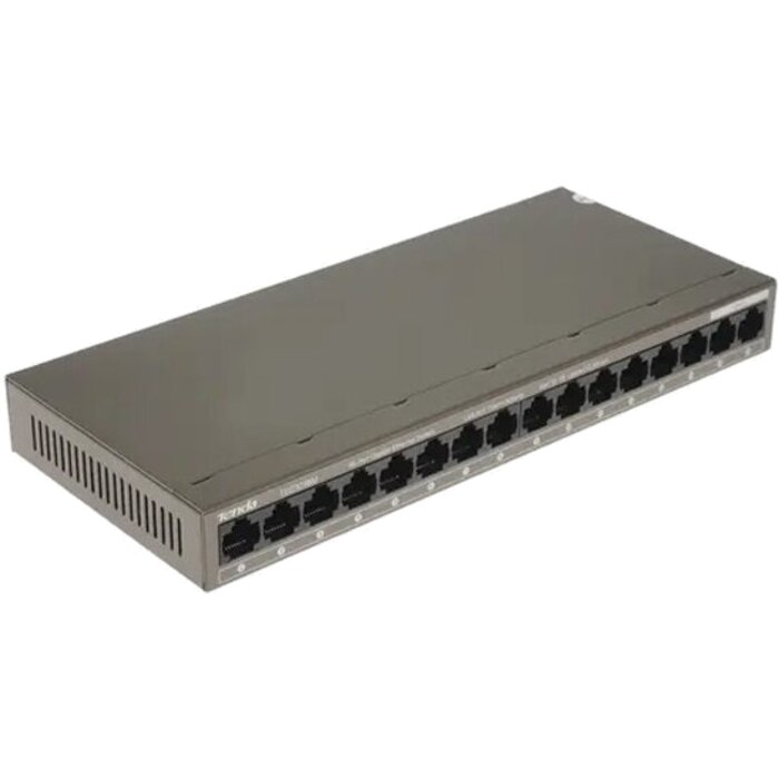 Коммутатор Tenda TEG1016M неуправляемый 16-портовый Gigabit Ethernet