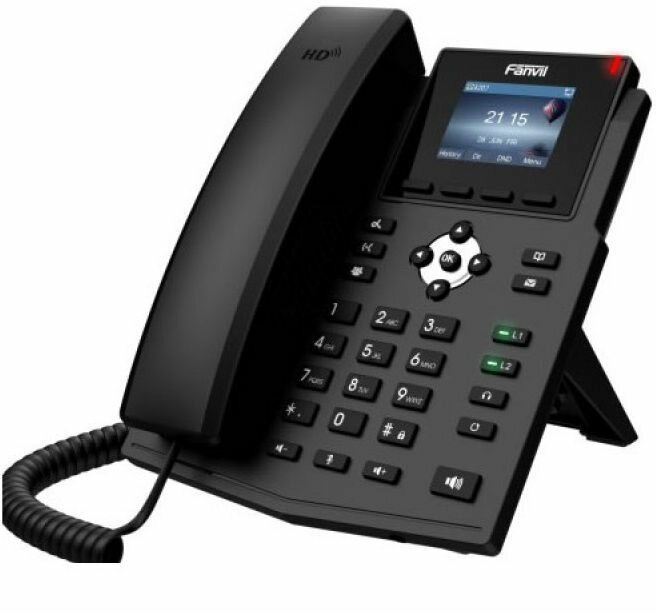 Телефон VoIP Fanvil X3SG черный