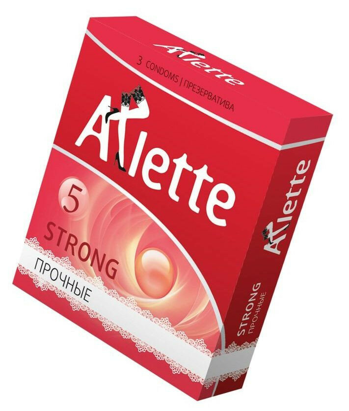 Ультрапрочные презервативы Arlette Strong - 3 шт. (159307)