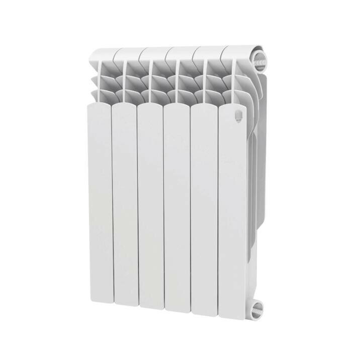 фото Радиатор биметаллический Vittoria Super 500 4 секции Qну=700 Вт Bianco Traffico Royal Thermo