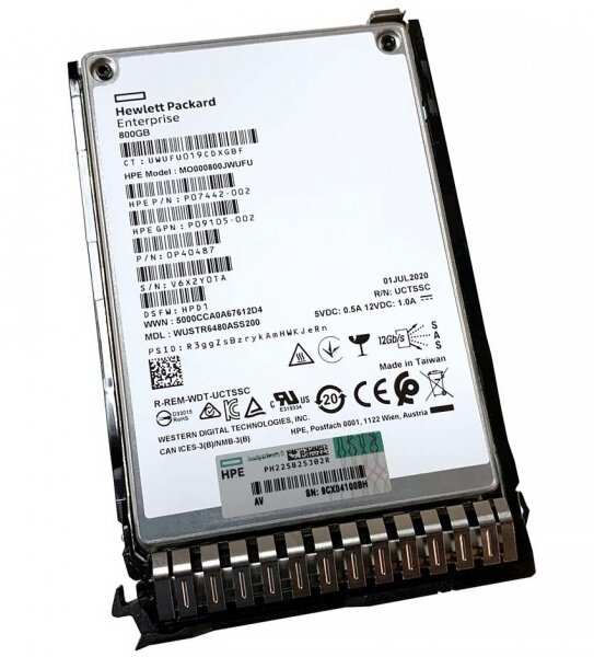 Для серверов HP Жесткий диск HP P09090-B21 800Gb SAS 2,5" SSD