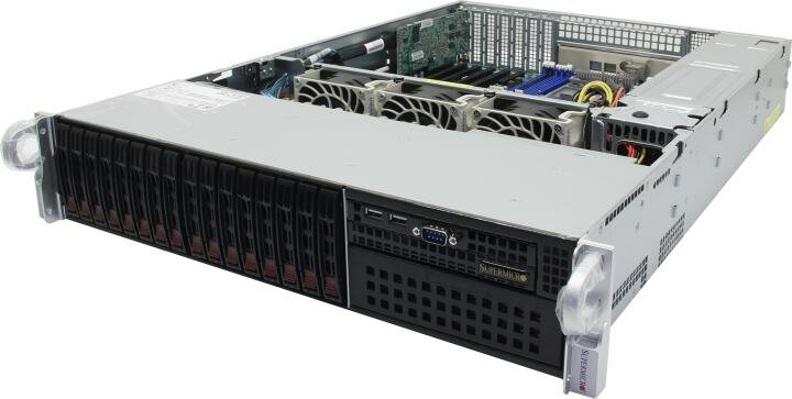 Сервер в корпусе высотой 2U Никс sS9600/pro2U S924L2Hi Xeon Silver 4314/128 ГБ/1 x 960 Гб SSD/Aspeed AST2600