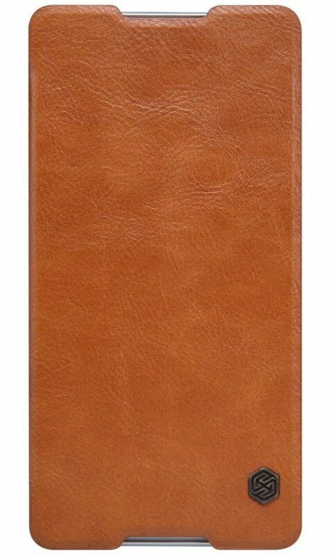 Чехол Nillkin Qin Leather Case для Sony Xperia C5 Ultra Brown (коричневый)