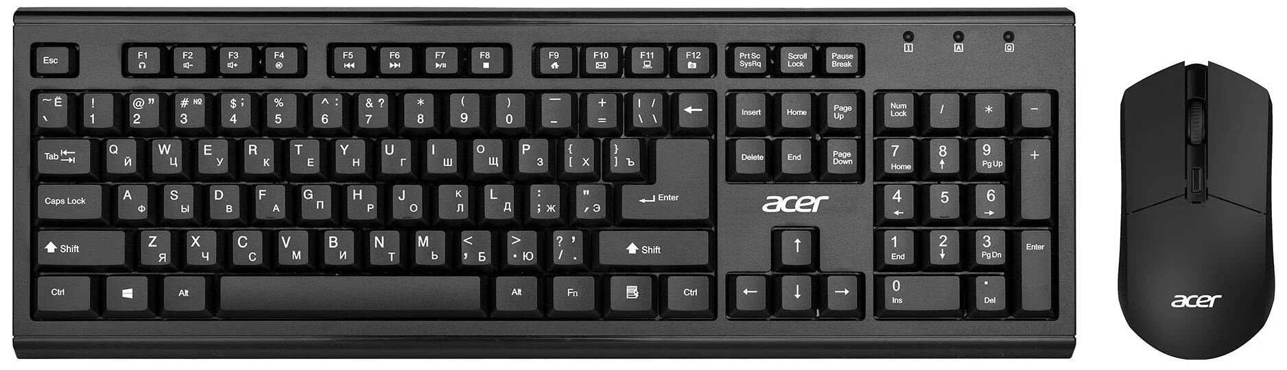 Беспроводной комплект Acer OKR120 (Клавиатура+мышь), черный