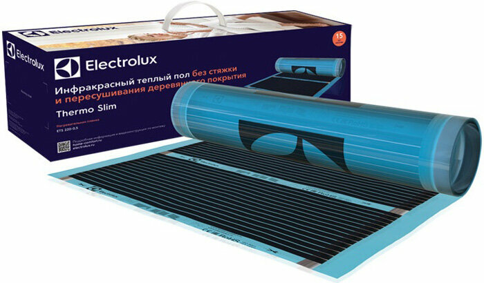 ELECTROLUX Thermo Slim ETS 220-4 теплый пол пленка инфракрасная нагревательная 880 Вт/4 кв.м
