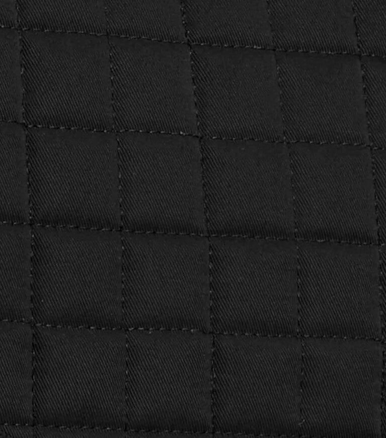 Вальтрап для лошади из мериносовой шерсти Merino Wool Saddle Pad - GP/Jump Numnah (черно-белый) - фотография № 4