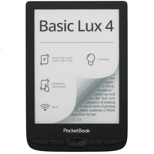 Электронная книга POCKETBOOK 618 Basic Lux 4 black