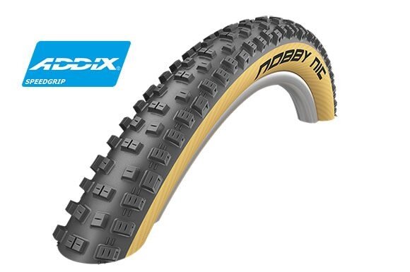 SCHWALBE Покрышка (11601069) NOBBY NIC Evo, LiteSkin, Folding, 57-622 B/CL-SK HS463 Addix Spgrip 67E