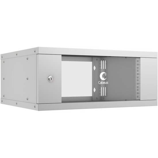Серверный шкаф настенный Cabeus LIGHT 19" 4U (WSC-05D-4U55/45)