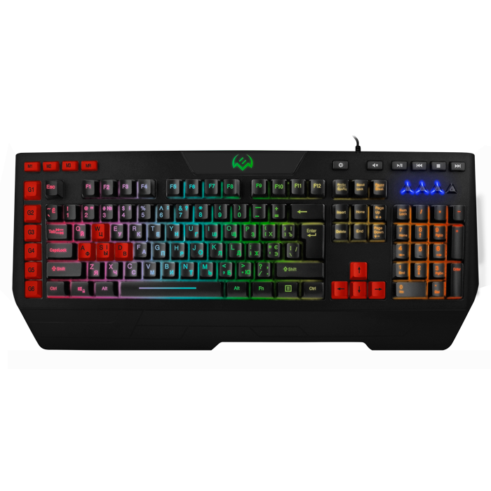 Игровая клавиатура SVEN KB-G9600 (USB, 120 кл, ПО, RGB-подсветка)