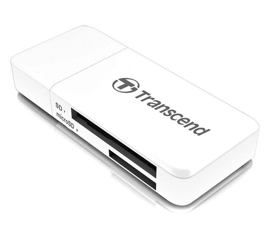 Карт-ридер Transcend RDF5 USB3.1 Gen 1, белый