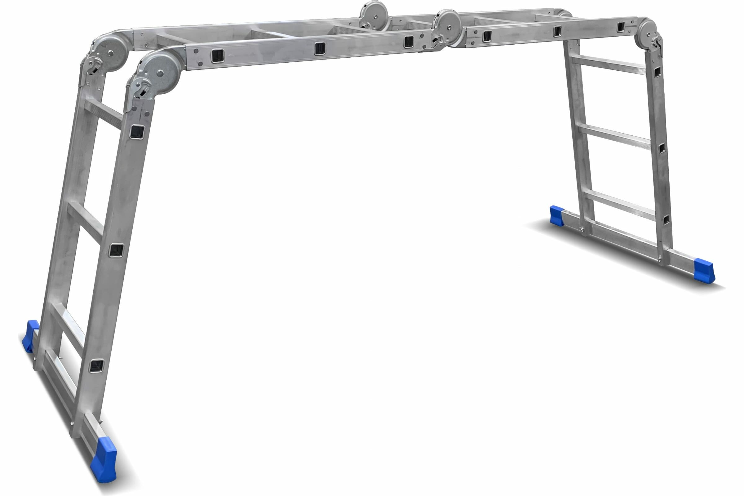 LadderBel Лестница-трансформер алюминиевая 4 секции по 3 ступени LT433
