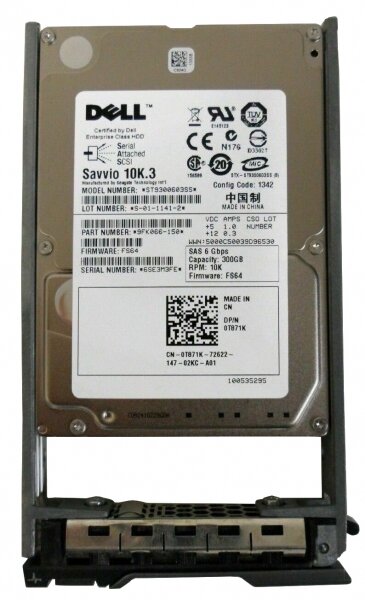   Dell T871K 300Gb SAS 2,5" HDD